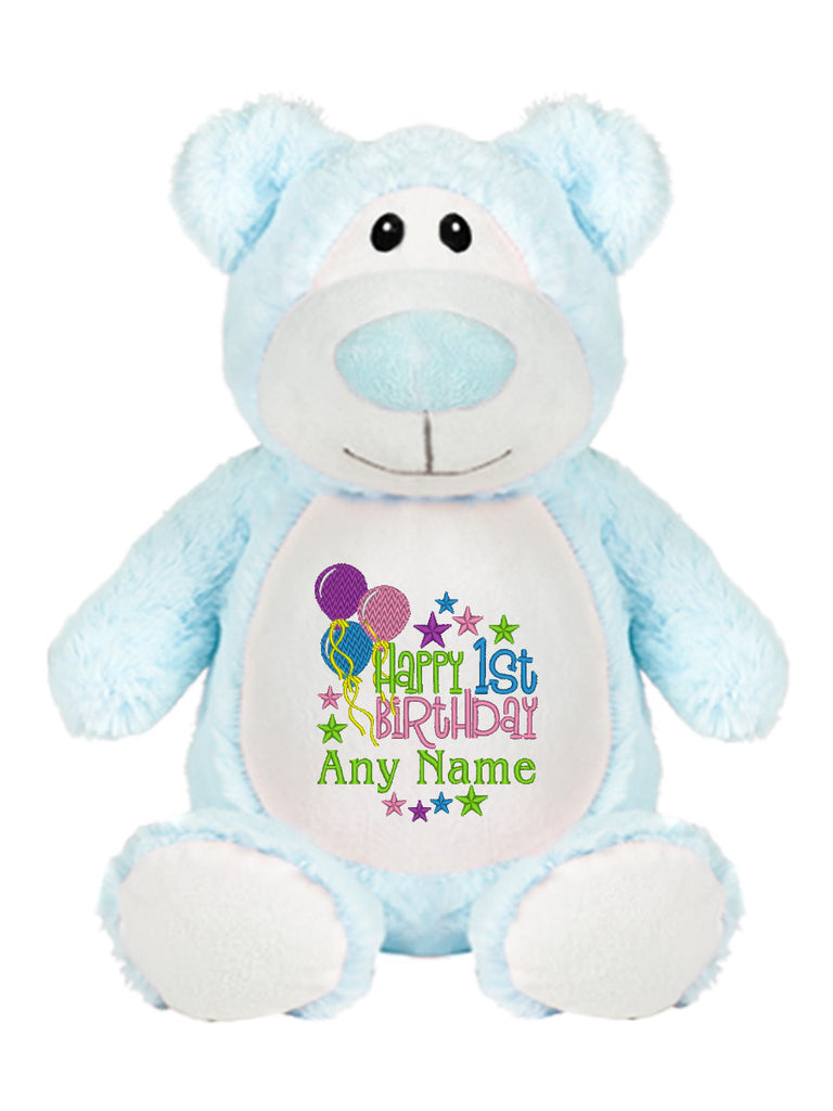 Baby Blue Bear Cubbie