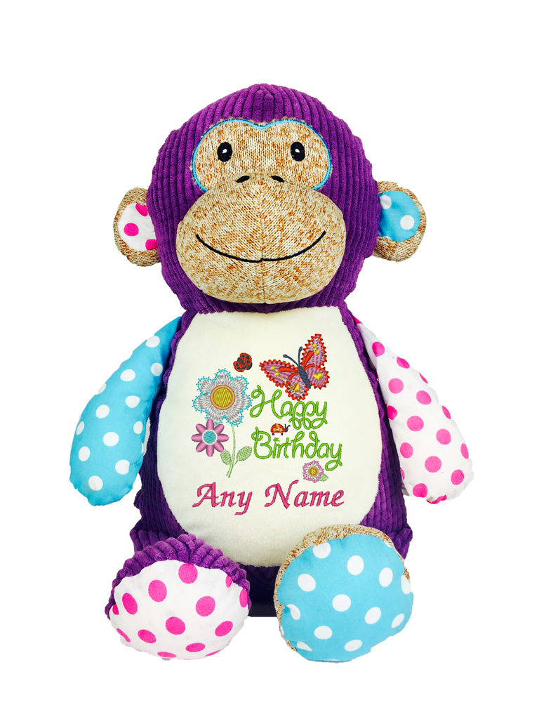 Purple Monkey Cubbie