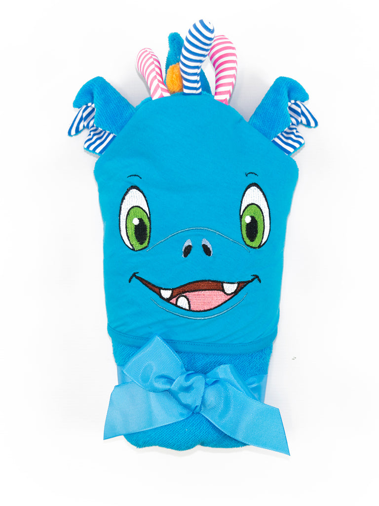 Blue Dragon Hooded Towel