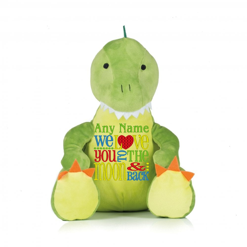 Personalised Zippie Dinosaur