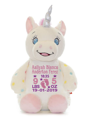 Unicorn Cubbie Toy