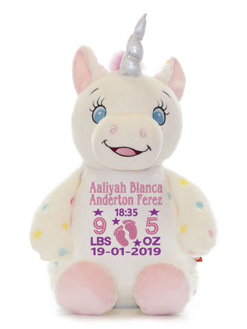 Image of Unicorn Cubbie Toy