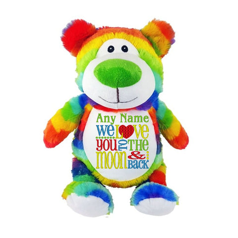 Image of Cubbie Rainbow Bear