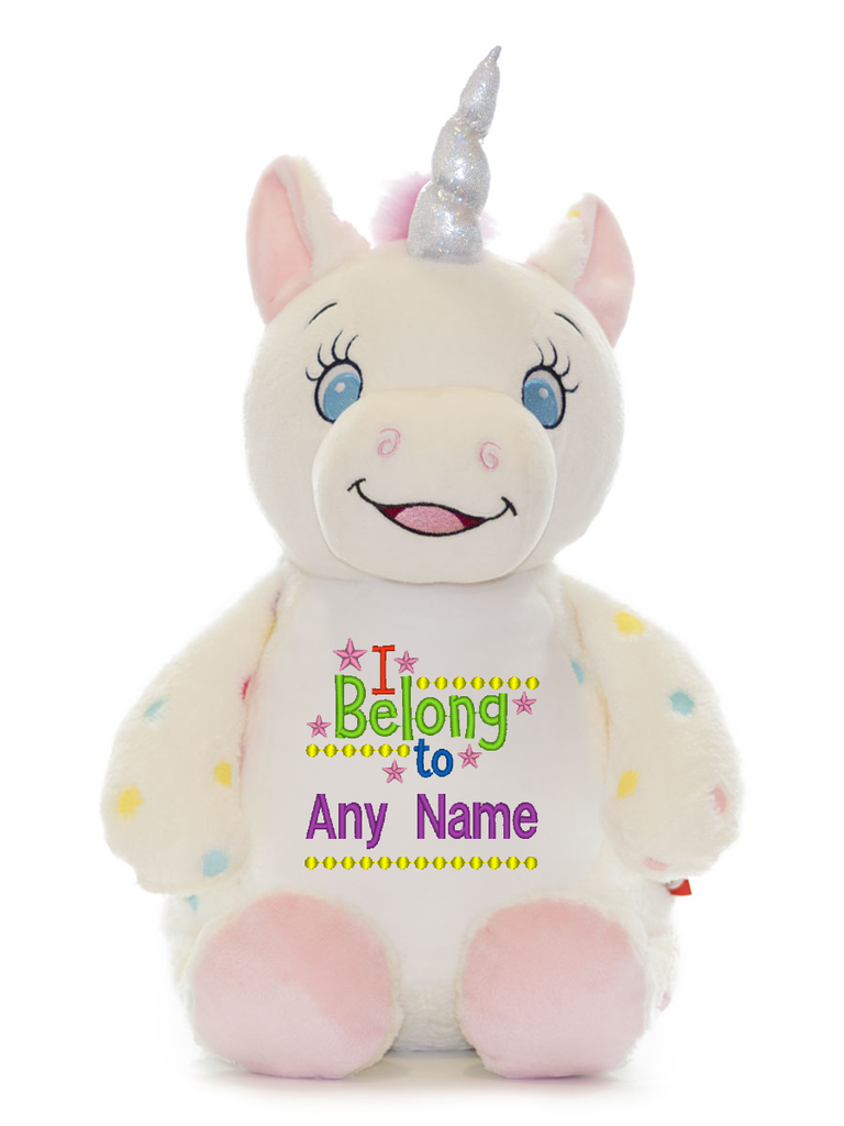 Unicorn Cubbie Toy