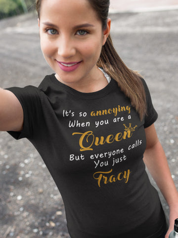Image of Personalised Queen T-shirt