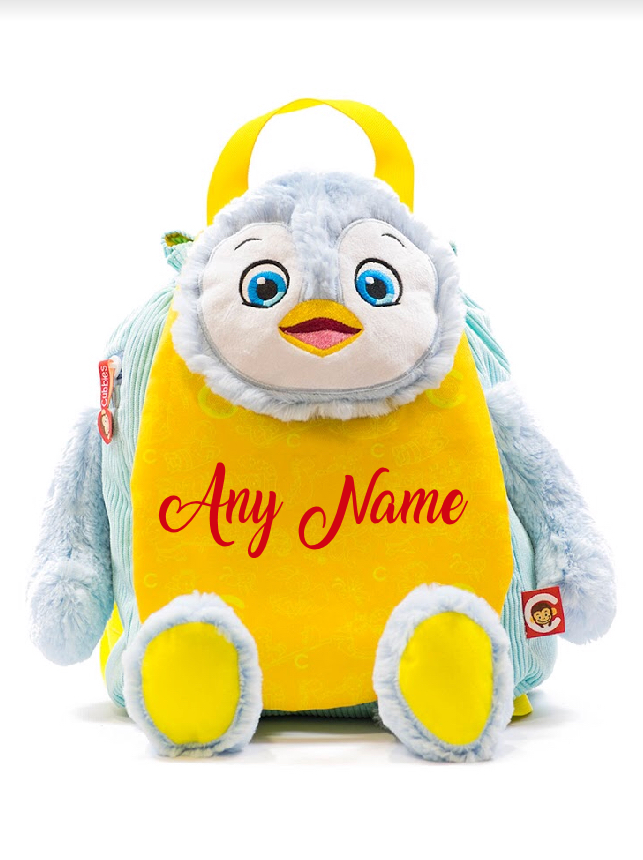 Personalised Penguin Backpack