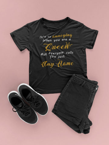 Image of Personalised Queen T-shirt