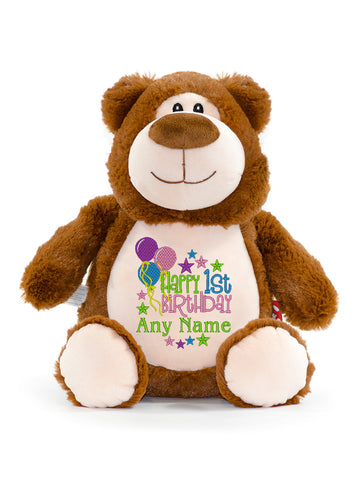 Brown Bear Cubbie Toy