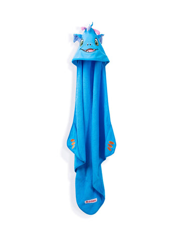Image of Blue Dragon Hooded Towel
