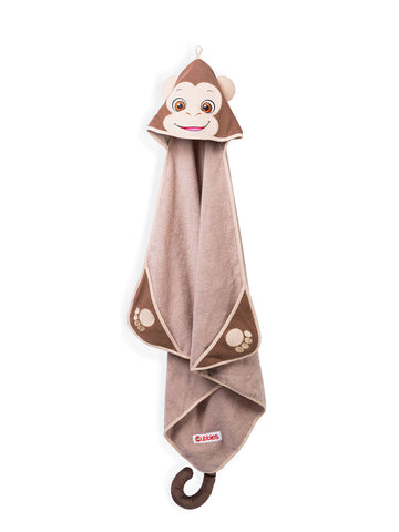 Image of Monkey Hooded Towel