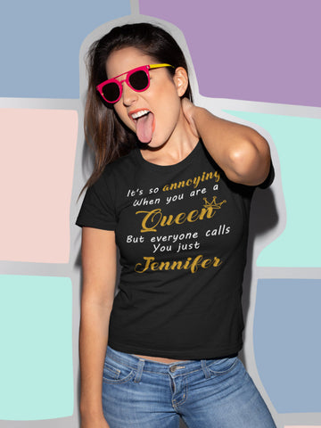 Image of Personalised Queen T-shirt