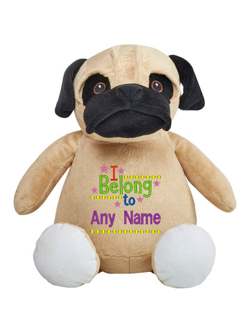 Image of Pug Cubbie Toy