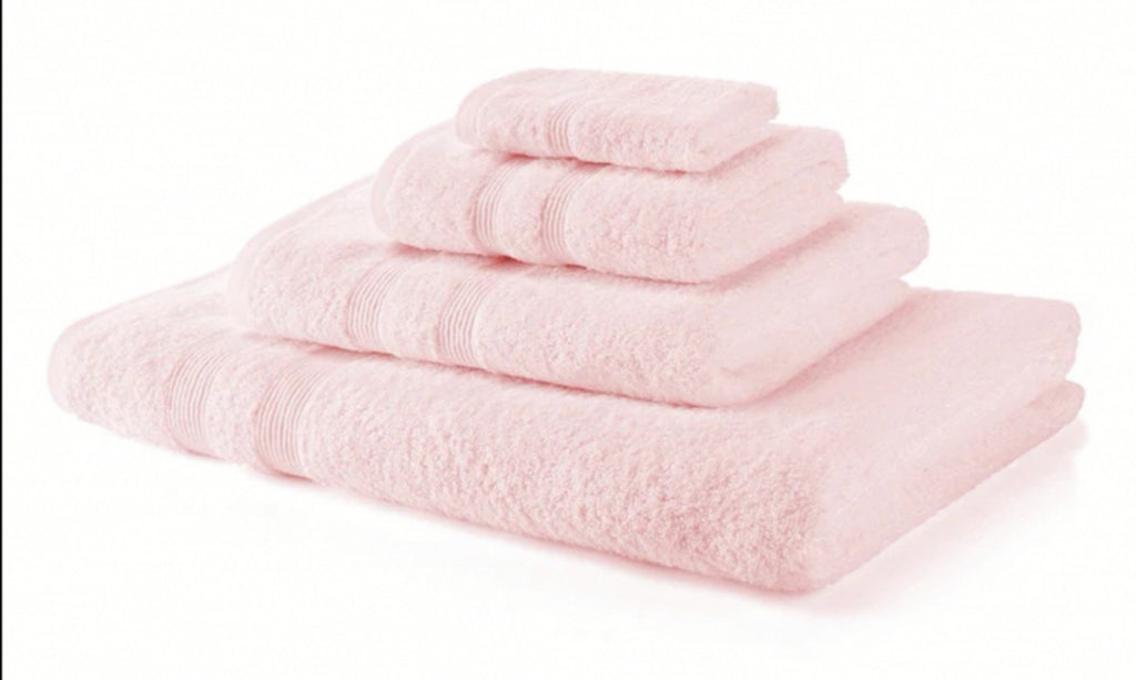 Personalised Initials Baby Pink Towels