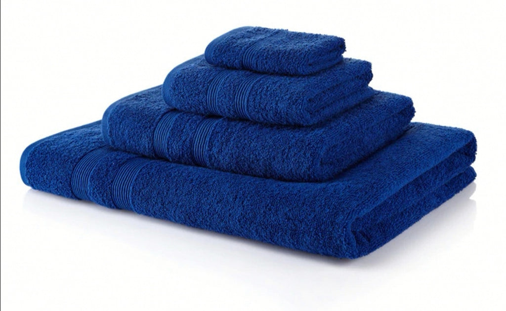 Personalised Initials Dark Blue Towels