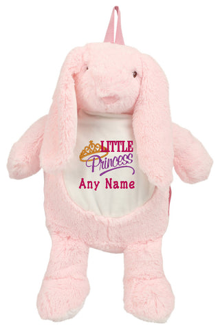 Image of Personalised Pink Bunny Backpack