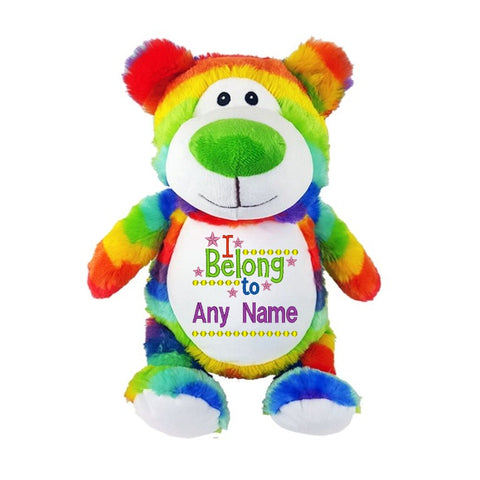 Image of Cubbie Rainbow Bear