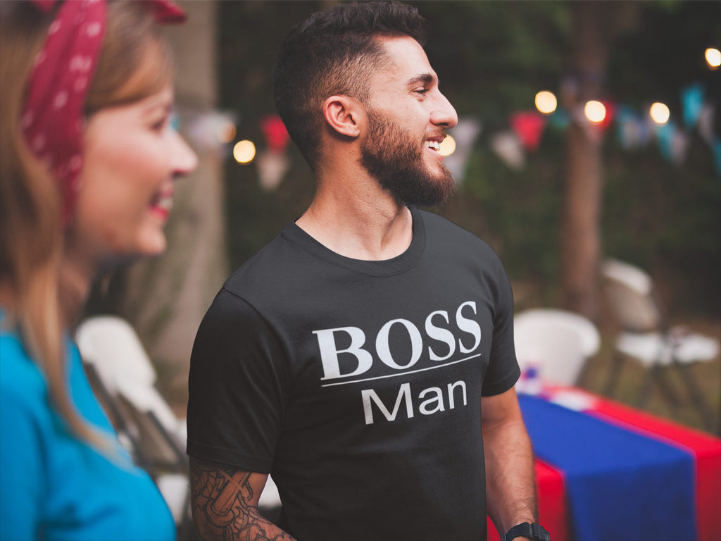 Black BOSS Man T-shirt