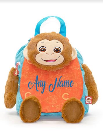 Image of Personalised Monkey Backpack